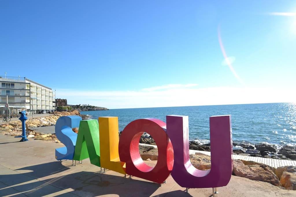 Bonito Apartamento Con Piscina Salou Exteriör bild